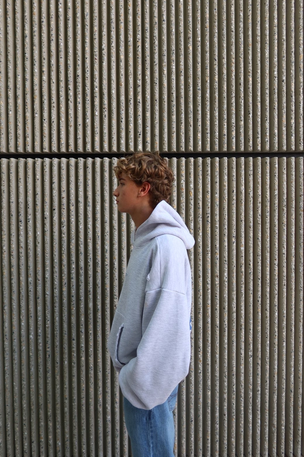 CHOICE Hoodie Heather Grey - side profile